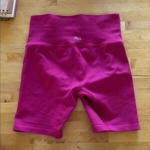 DSG Fuchsia Ribbed Cycling Shorts